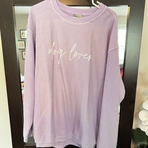 NWOT Dog Lover Corded Sweatshirt